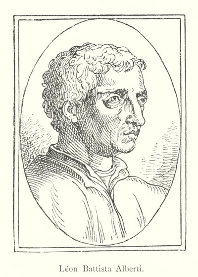 Leon Battista Alberti (gravür) by Italian School