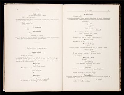 Libretto, Tosca, Giacomo Puccini, Edition Ricordi, İtalya by Italian School