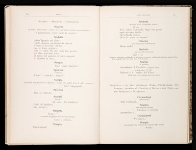 Libretto, Tosca, Giacomo Puccini, Edition Ricordi, İtalya by Italian School