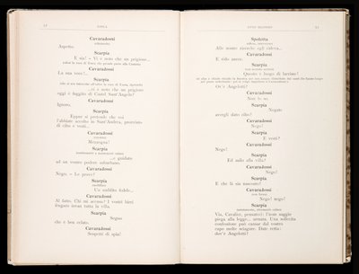 Libretto, Tosca, Giacomo Puccini, Edition Ricordi, İtalya by Italian School