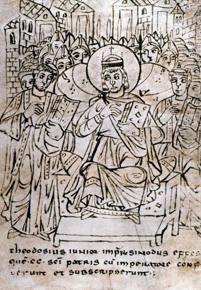Lombard Art: “” İmparator II. Theodosius (401-450), Theodosius