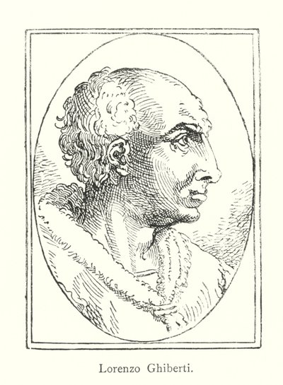 Lorenzo Ghiberti (gravür) by Italian School