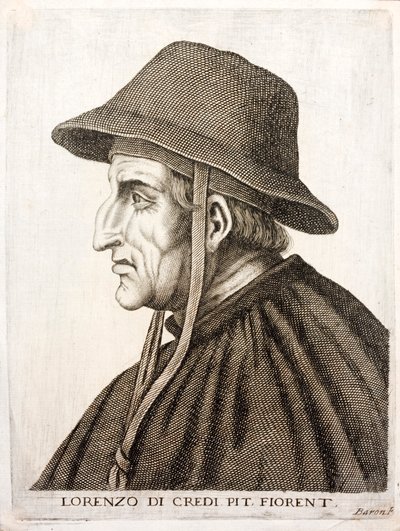 Lorenzo di Credi, İtalyan Rönesans ressamı (gravür) by Italian School