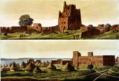 Aşağı Mısır veya Sudan, Nil Nehri: Aşağıda, El-Querebyn Köyü, 1820