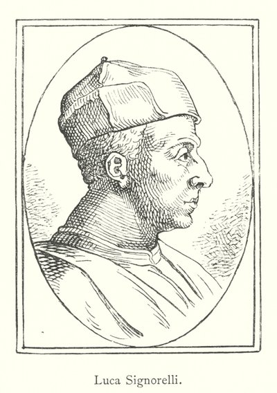 Luca Signorelli (gravür) by Italian School