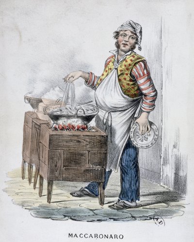 Makarna Satıcısı (Maccaronaro) by Italian School