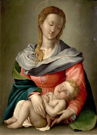 Madonna ve Çocuk, c.1525-40 by Italian School
