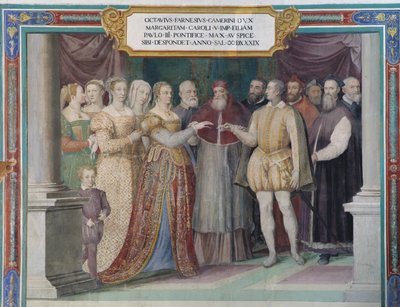 Ottavio Farnese ve Avusturyalı Margaret, V. Charles
