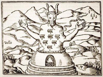 Moloch, Athanasius Kirchner tarafından Oedipus Aegyptiacus