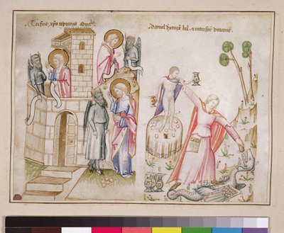 Bayan 43-1950 (5v) Christs Temptation, Daniel, Speculum Humanae Salvationis
