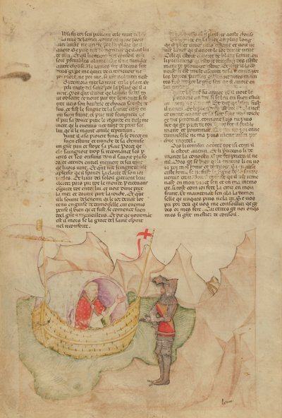 Ms Fr 343 fol.32v Beyaz Gemi, Queste del Saint Graal