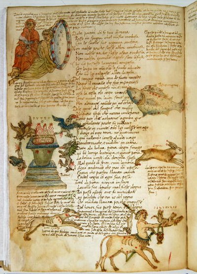 Ms Ital 483 S.4.7 f.162v Constellations, Fazio degli Uberti