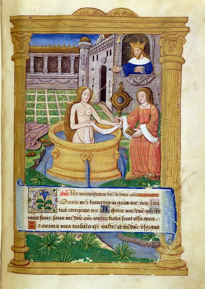 Ms Lat 623 S.6.23 f.49r David ve Bathsheba, 