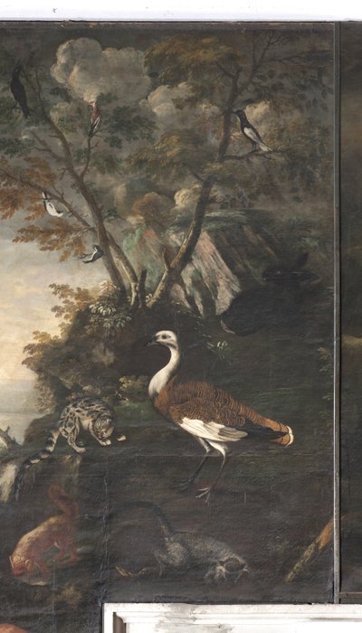 Orpheus Efsanesi: kediler, tavşanlar, kuşlar by Italian School