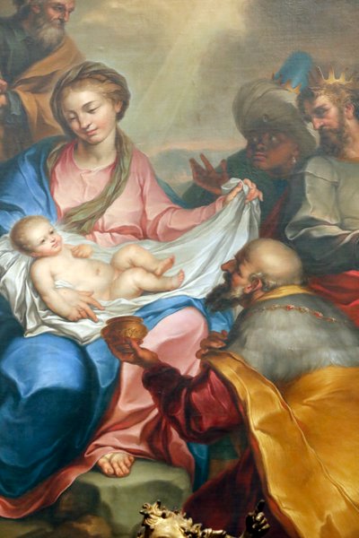 Doğum sahnesi. Magi