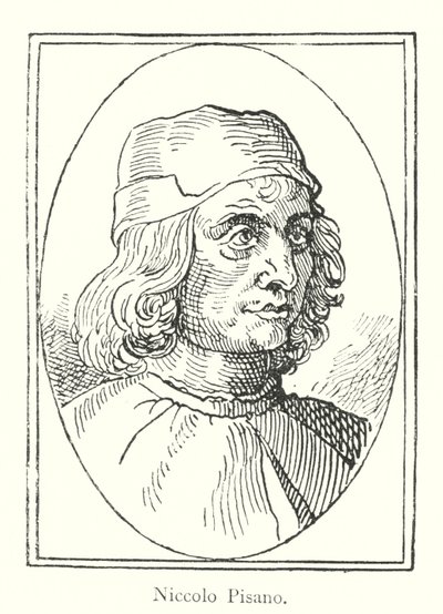 Niccolo Pisano (gravür) by Italian School