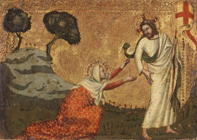 Noli me tangere, 1350-75 by Italian School