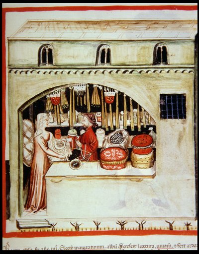 Nova 2644 f.46r Pirinç Satışı, Tacuinum Sanitatis Code Vindobonensis