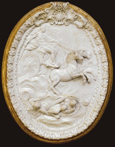 18. yüzyılın ortalarında, dört Doccia kalıplı oval plak serisinden biri by Italian School