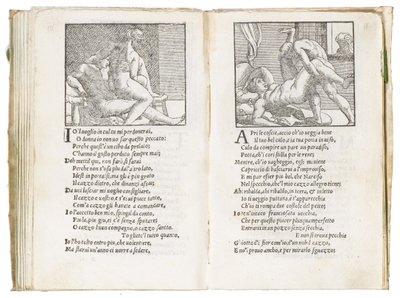 Giulio Romano tarafından resimlenen ve Marcantonio Raimondi tarafından oyulmuş Pietro Aretino