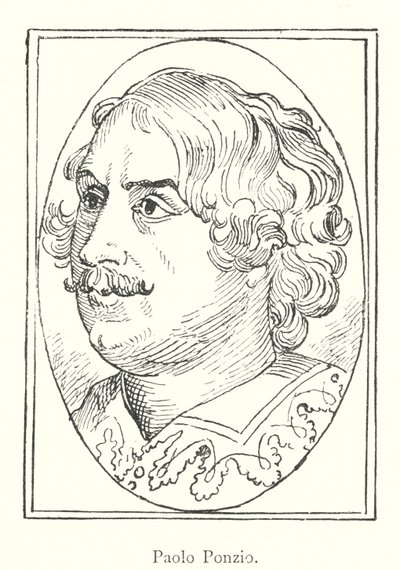 Paolo Ponzio (gravür) by Italian School
