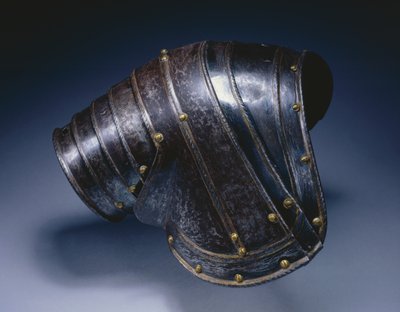 Sağ omuz için Pauldron, c.1560-70 (mavi ve yaldızlı çelik) by Italian School
