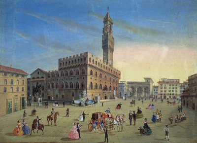 Piazza Signoria, Floransa by Italian School