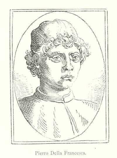 Pierro Della Francesca (gravür) by Italian School