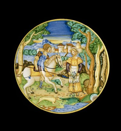 L veya Lu.Ur tarafından Picus ve Circe ile plaka. by Italian School