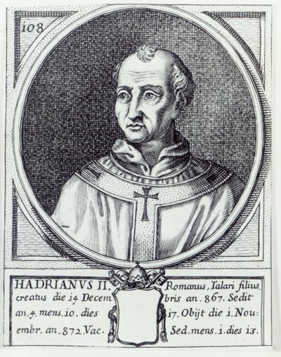 Papa II. Hadrian by Italian School