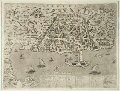 Cezayir Limanı ve Kasabası, c.1572 by Italian School