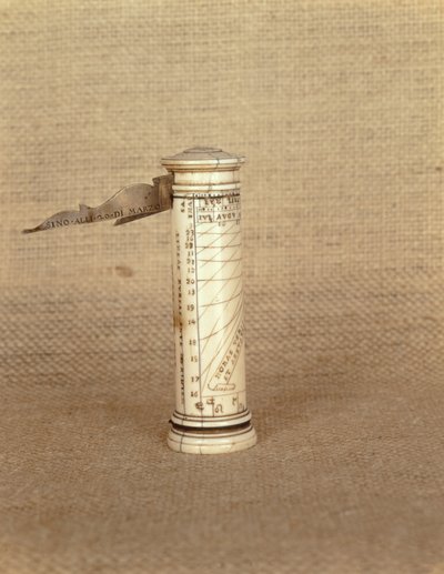 Portatif sütun güneş saati, imzalı D. Stephanus, FF, 1587 (ayrıca bkz. 260251) by Italian School