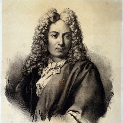 Arcangelo Corelli (1653-1713) İtalyan besteci ve kemancı portresi by Italian School