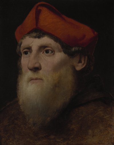 Sakallı Bir Rahip Portresi, c.1520-40 by Italian School