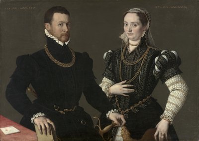 Bir Çiftin Portresi, c. 1580-88 by Italian School
