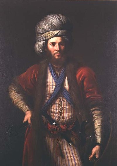 Macar Bir Savaşçının Portresi, Floransa Okulu, c.1650 by Italian School