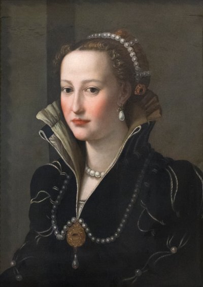 Bir bayanın portresi, muhtemelen Isabella de Medici by Italian School