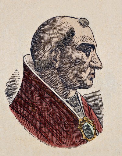 Papa II. Boniface'in Portresi (Bonifacius veya Bonifacio) (530-532) by Italian School