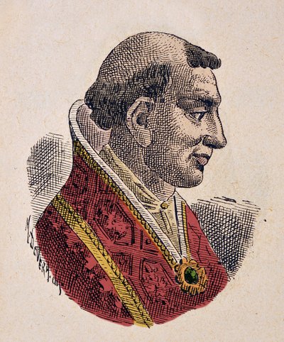Papa VI. Leon'un Portresi (Leo veya leone) (928-929) by Italian School