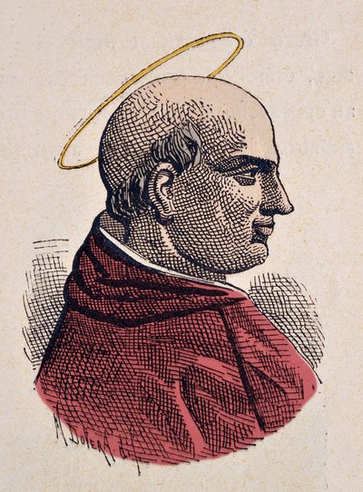 Papa Marcel Ier'in Portresi (Marcellus veya Marcello I) (308-309) by Italian School