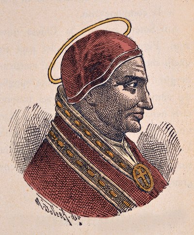Papa Soter'in Portresi (Sotero veya Soterius) (yaklaşık 166-175) by Italian School