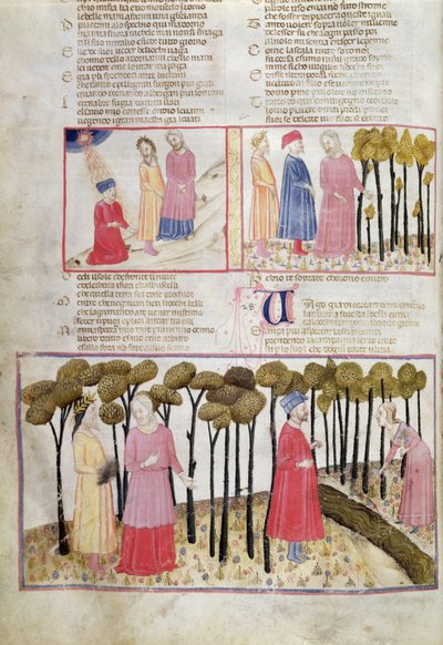 Purg.XXVIII f.47v Virgil, Dante Alighieri