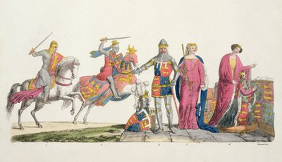 Aslan Yürekli Richard, John of Gaunt, Edward III, Joan Plantagenet ve Hainault