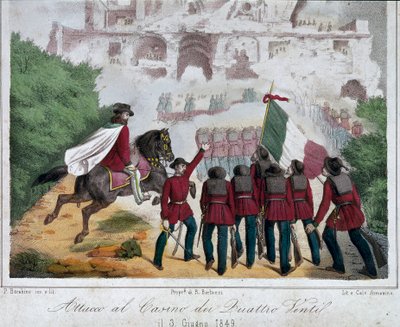 Risorgimento, Roma Cumhuriyeti (Repubblica romana): Giuseppe Garibaldi