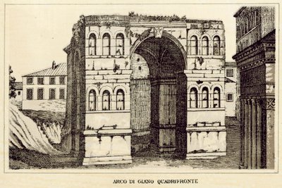 Roma: Janus Quadrifronte Kemeri (taş) by Italian School