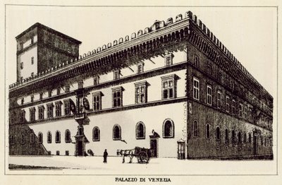 Roma: Palazzo Di Venezia (lito) by Italian School