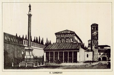 Roma: S Lorenzo (lito) by Italian School