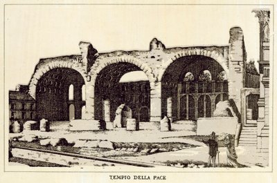 Roma: Barış Tapınağı (lito) by Italian School