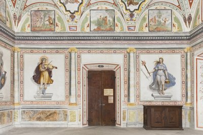 Jüpiter ve Merkür Odası: Apollo ve Diana by Italian School