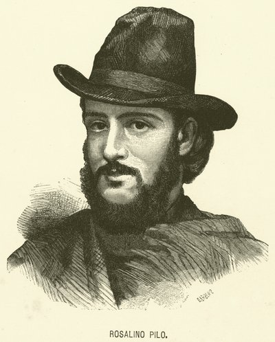 Rosalino Pilo (gravür) by Italian School